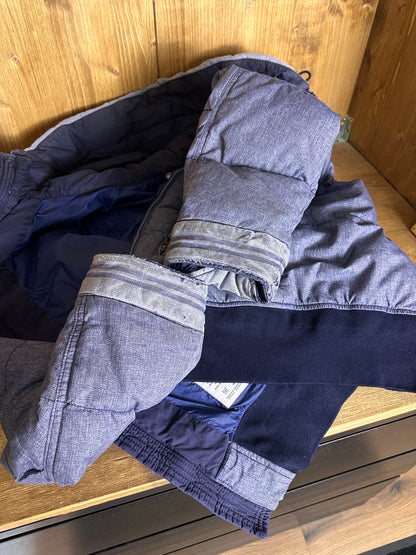 AW14 MIX FIBRE WATRO TELA DOWN in Mixed Blue