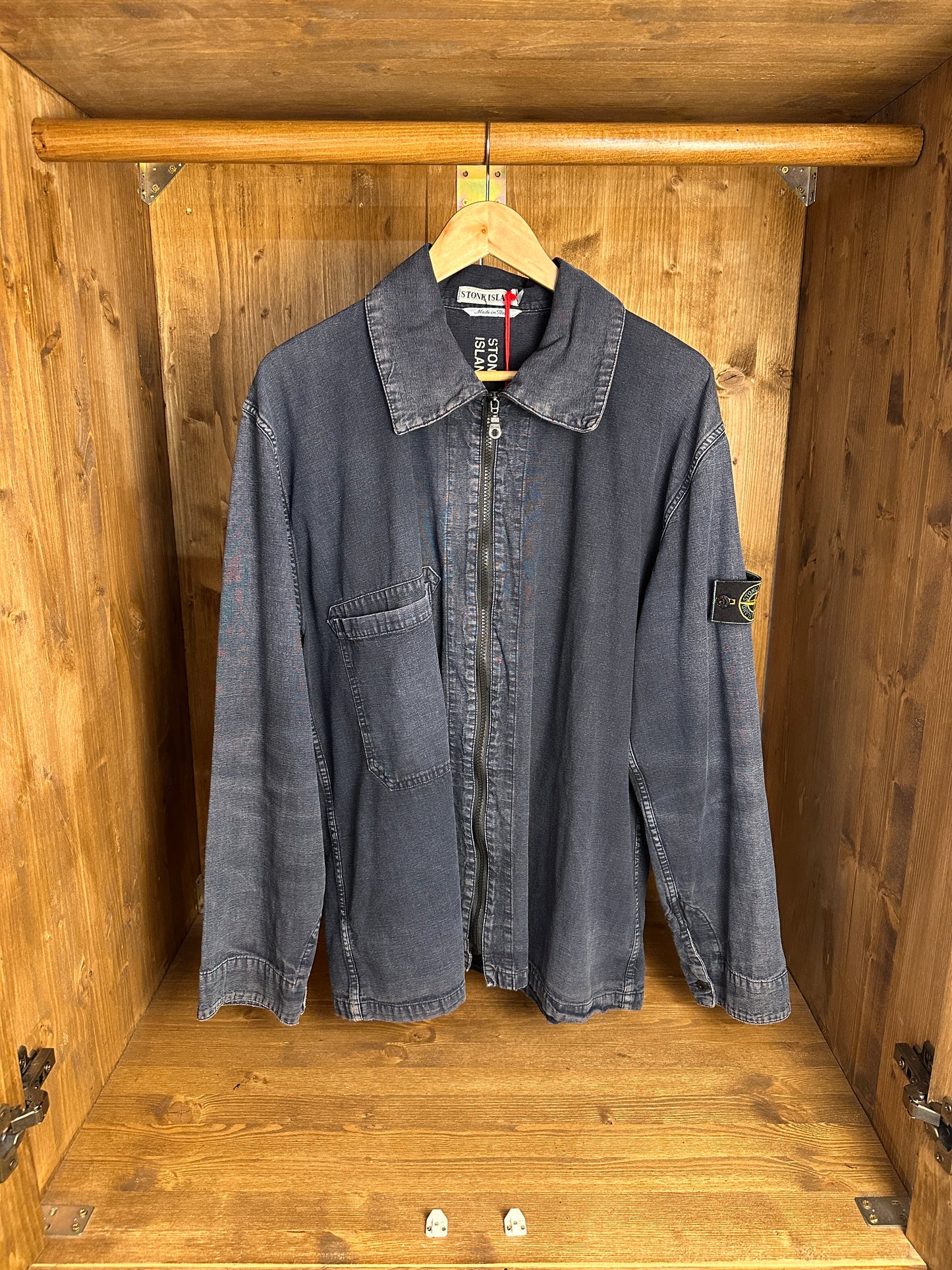 SS95 DENIM JACKET in Denim Blue