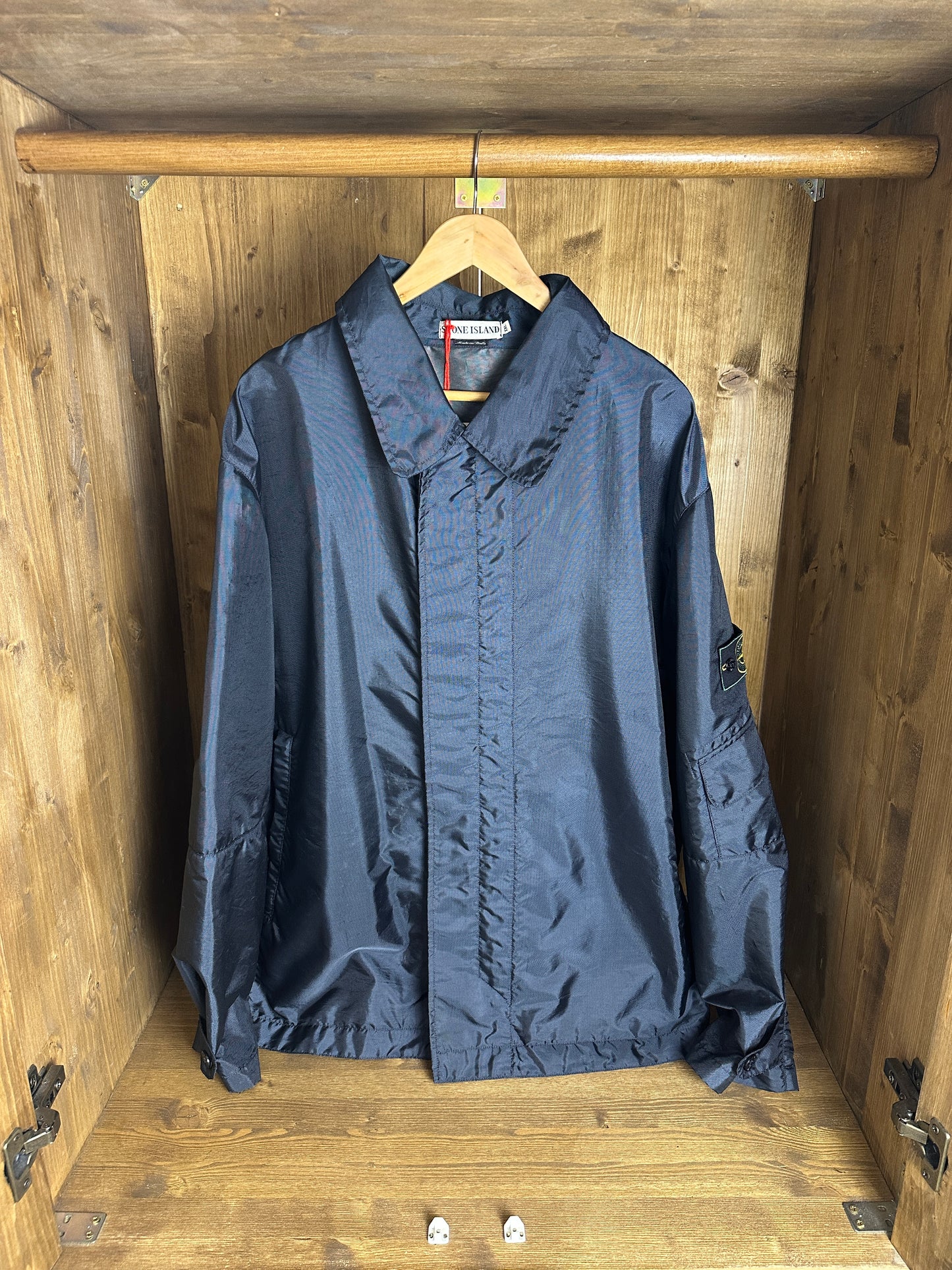 SS97  FORMULA STEEL TRENCH COAT  in Steel Blue