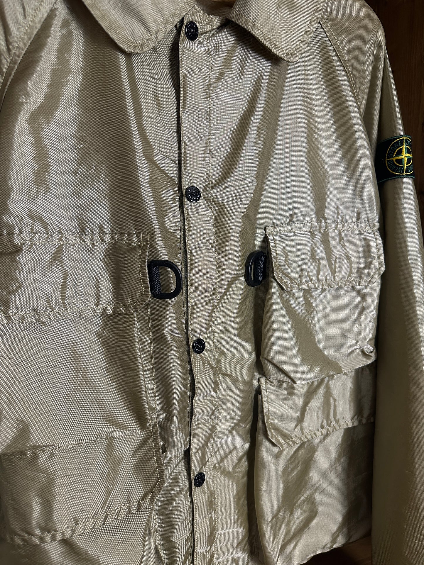 SS95 FORMULA STEEL D-RING in Pearl Beige from Archivio