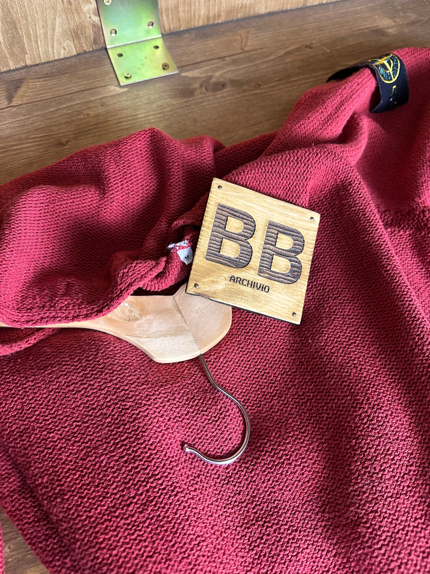 SS02 COTTON CREWNECK in Flame Red