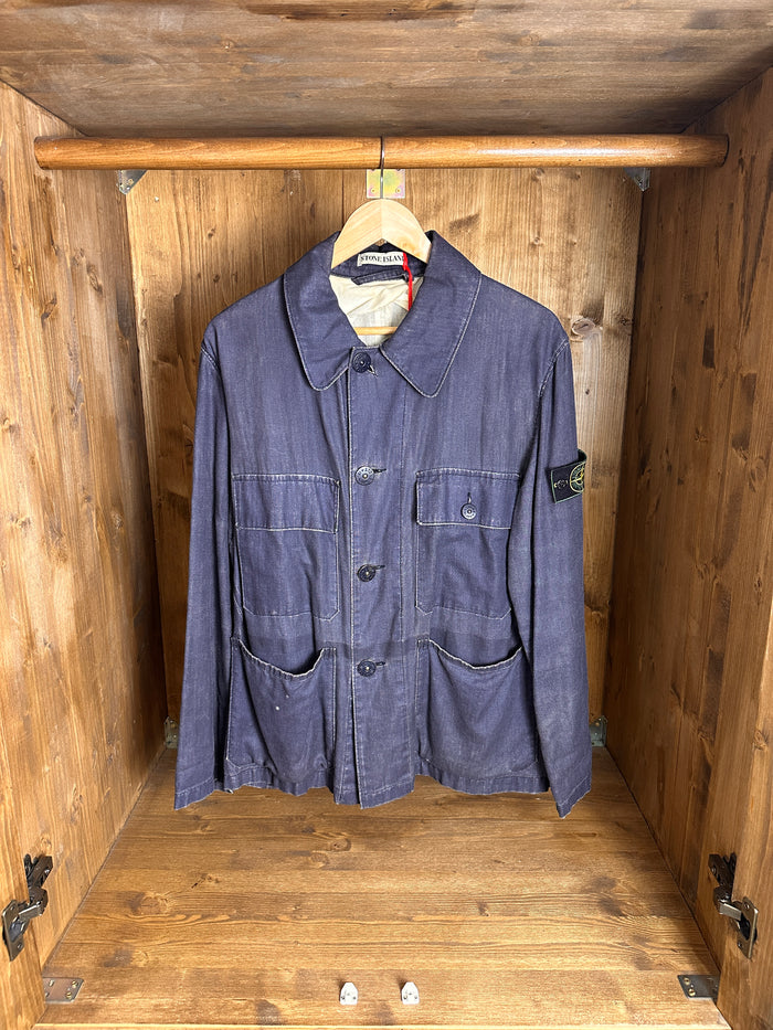 SS99 LIGHT COTTON CARPENTER In Grey Blue