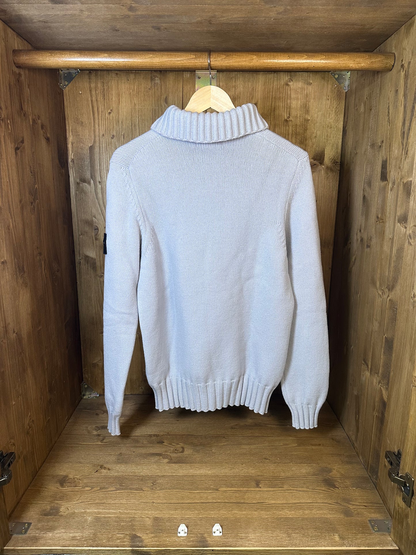 LIGHT BLUE WOOL CARDIGAN