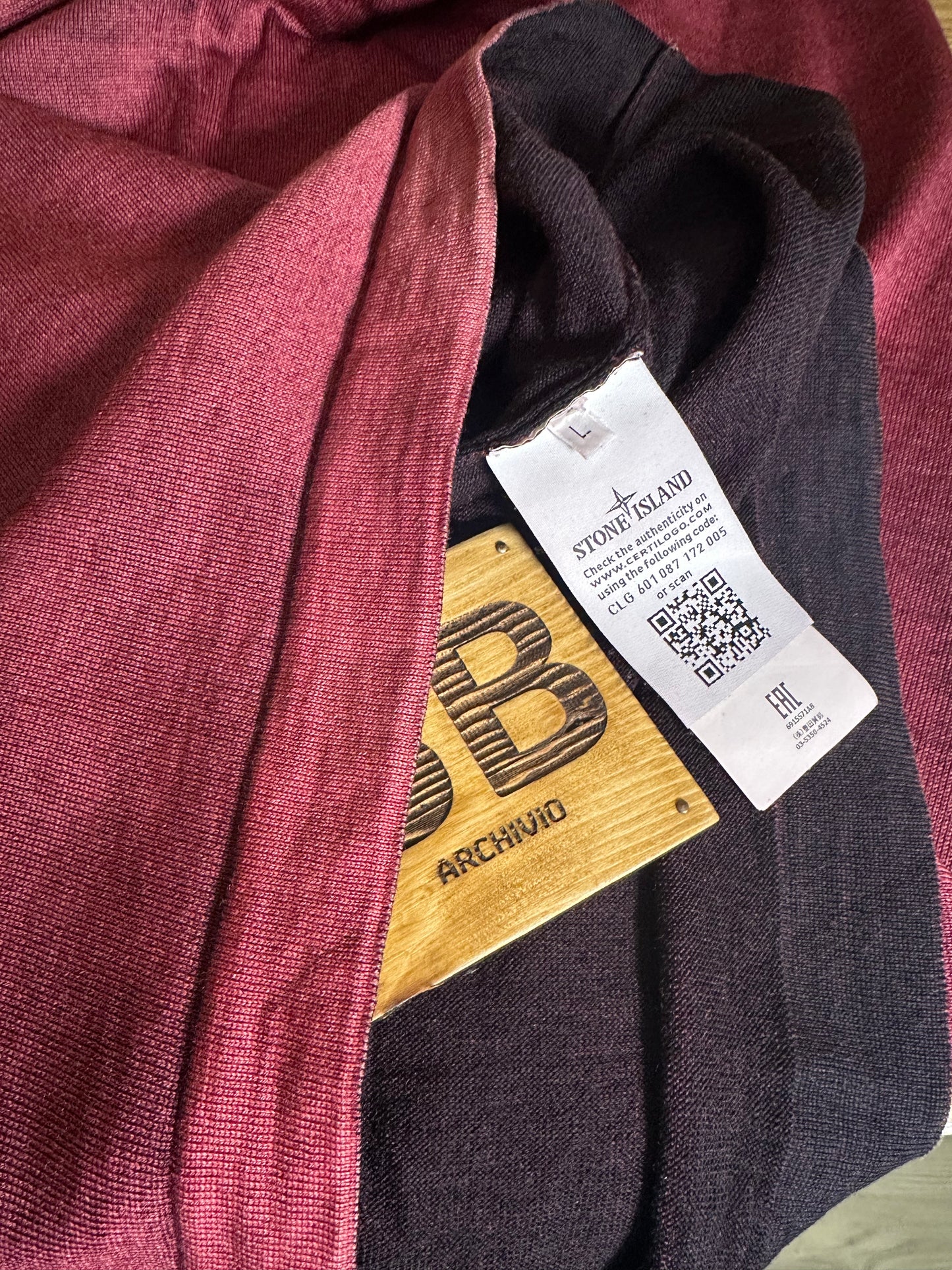 PURPLE DÉLAVÉ LIGHT COTTON SWEATER