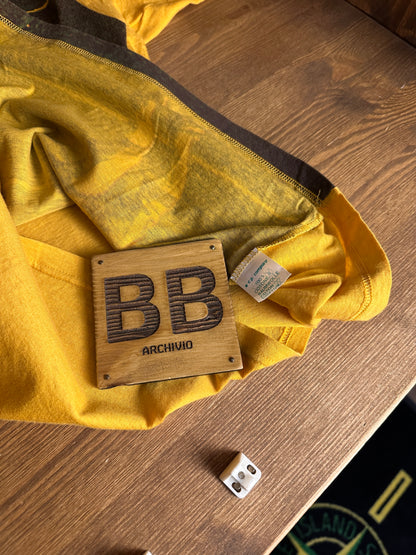 SS80 “St Louis Cardinals - John Gilliam” SCREEN PRINTED POLO in Pastel Yellow