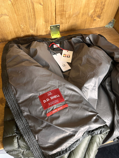 AW21 C.P. COMPANY DD SHELL in Black Olive & Yellow Olive