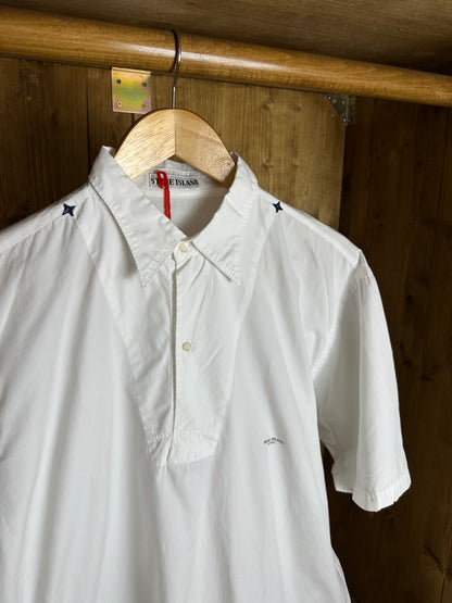 SS80s MARINA SHIRT in Milk White