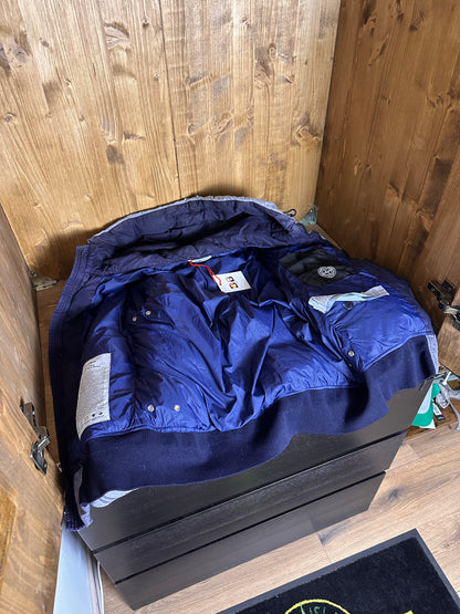 AW14 MIX FIBRE WATRO TELA DOWN in Mixed Blue