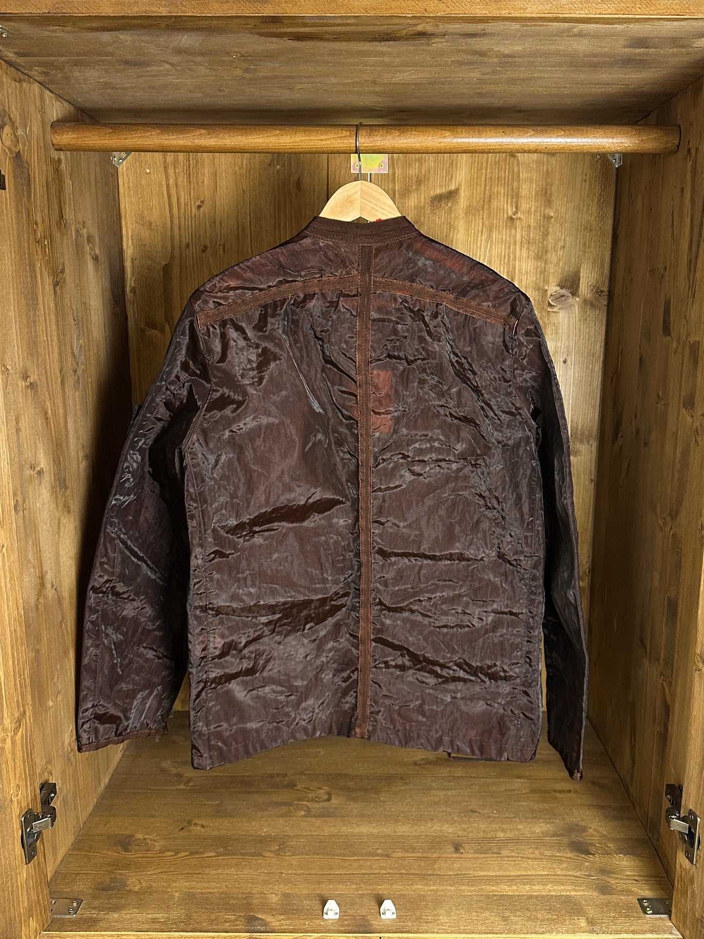 SS00s SPALMATURA “PA” JACKET in Bronze Red