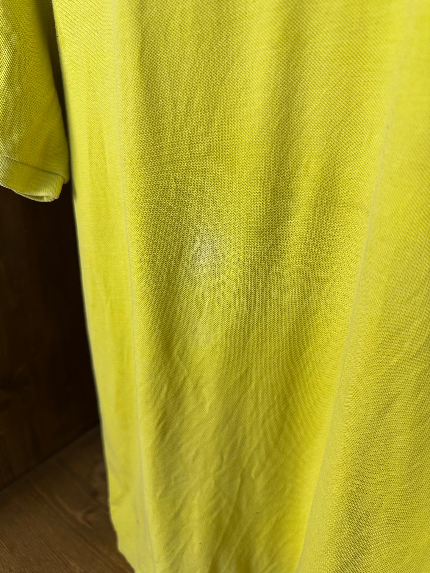 SS19 POLO SQUARE BADGE in Neon Yellow