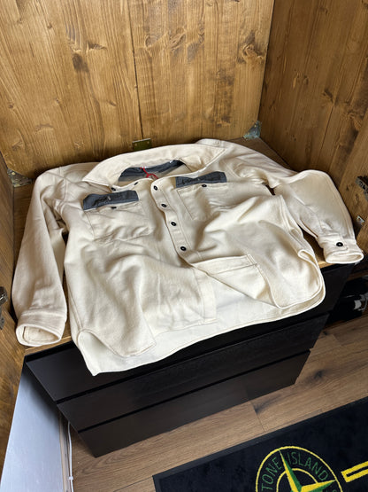 AW96 WOOL OVERSHIRT in Beige