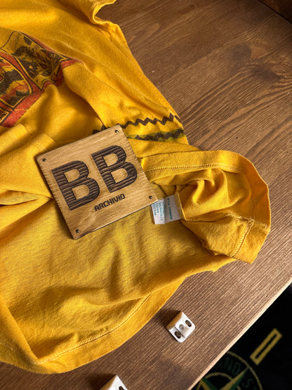 SS80 “Florida” SCREEN PRINTED POLO in Pastel Yellow