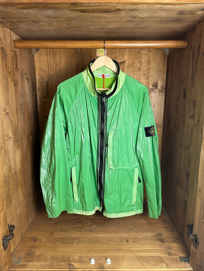 SS09 SILK LIGHT JACKET in Neon Green