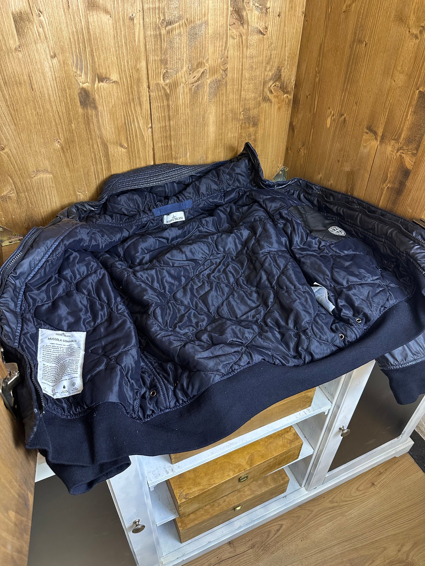 AW14 MUSSOLA GOMMATA in Blue