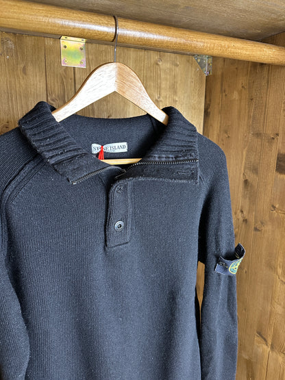 AW06 WOOL CARDIGAN in Black