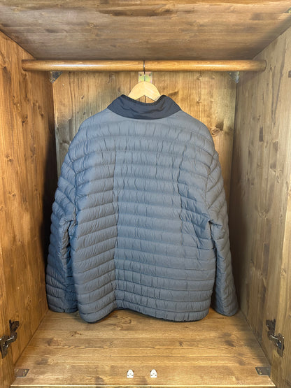 LOOM WOVEN DOWN CHAMBERS STRETCH NYLON-TC in antracite grey