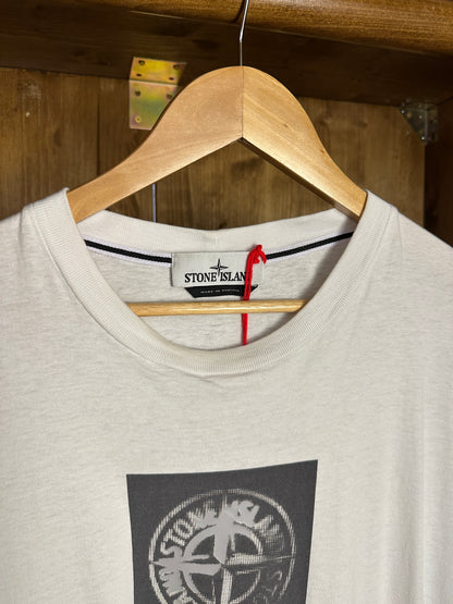 SS23 LOGO TEE in White & Grey