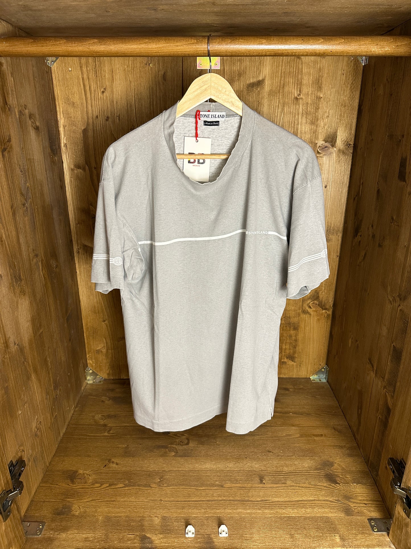 SS97 MINI COMPASS TEE in Ligth Grey
