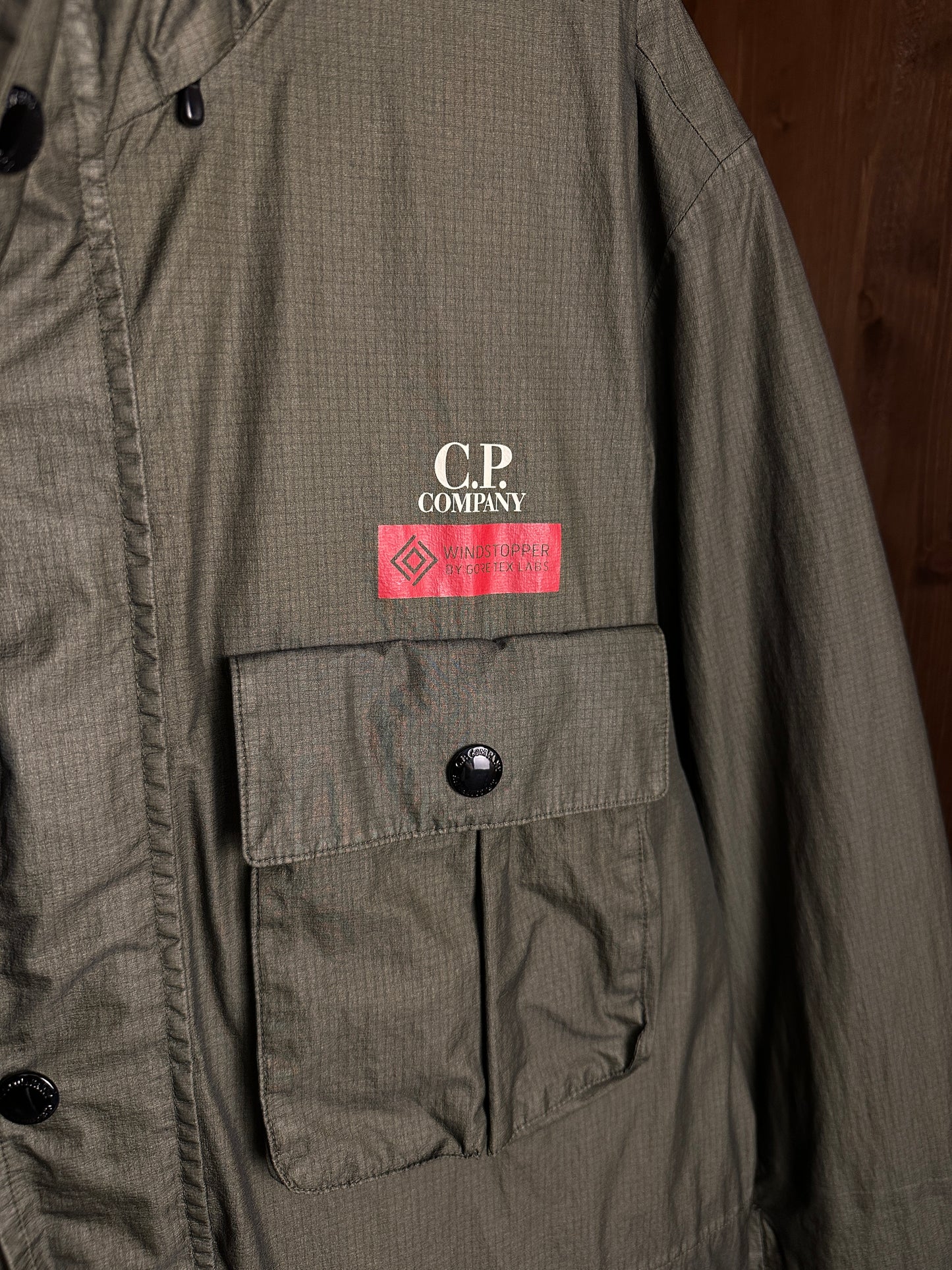 AW25 C.P. COMPANY GORE-G TYPE “LA MILLE” JACKET in Olive Green & Neon Yellow