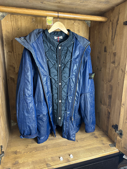 AW01/02 DOUBLE MESH in Ocean Blue