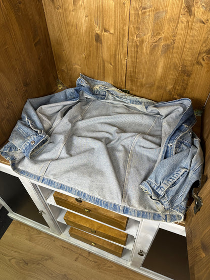 SS88 DENIM CARPENTER VULCANISED RUBBER ELBOW PATCH in Grey