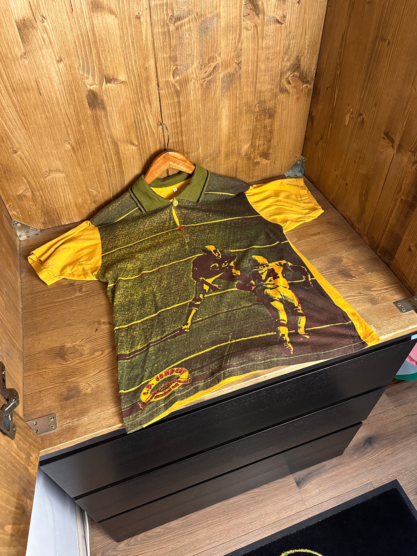 SS80 “St Louis Cardinals - John Gilliam” SCREEN PRINTED POLO in Pastel Yellow