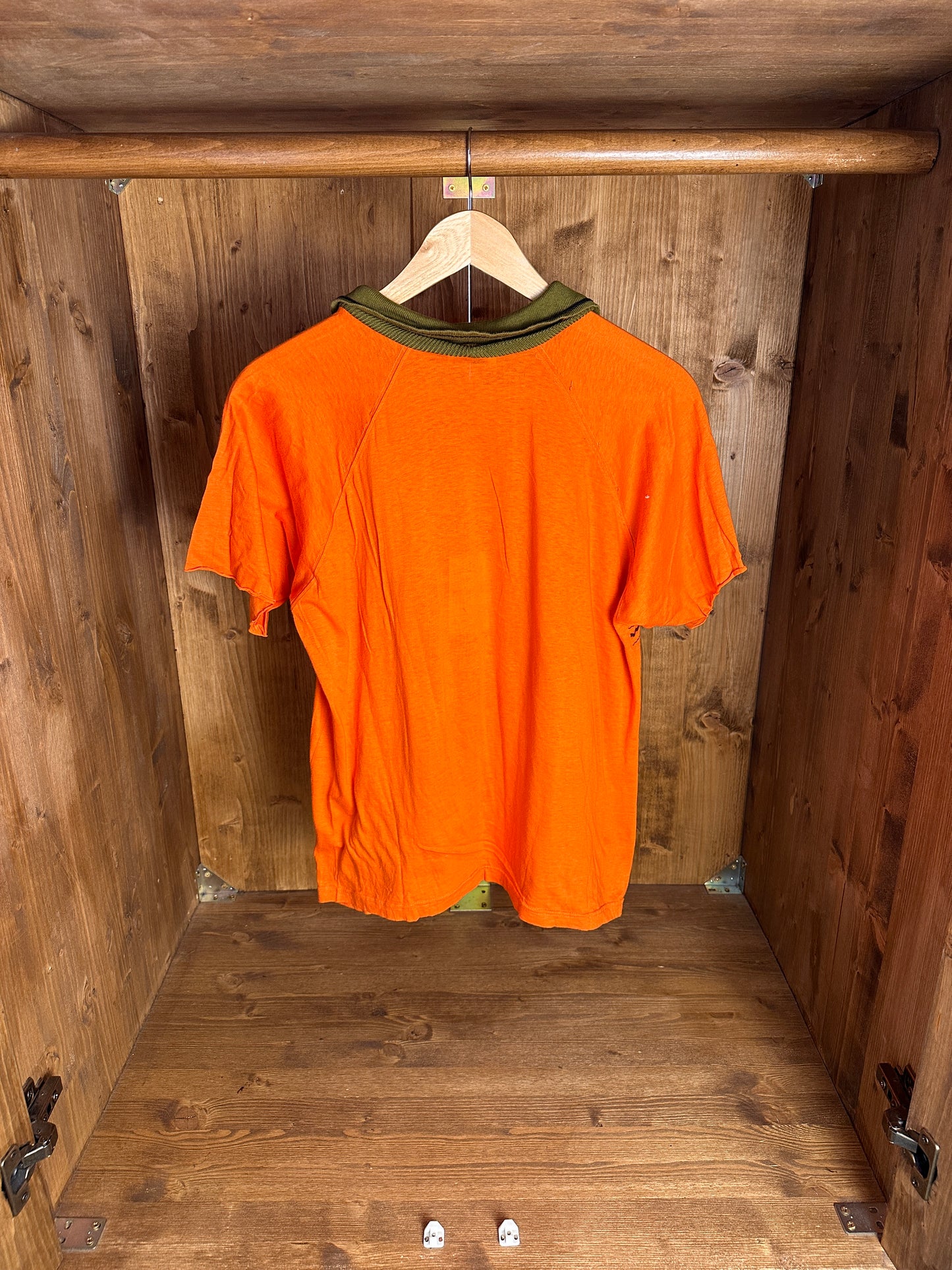 SS80 “Dick Butkus” SCREEN PRINTED POLO in Pure Orange