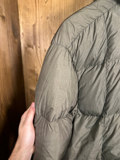 GARMENT DYED DOWN_26 GR X SQM_N  SACK JACKET in forest green