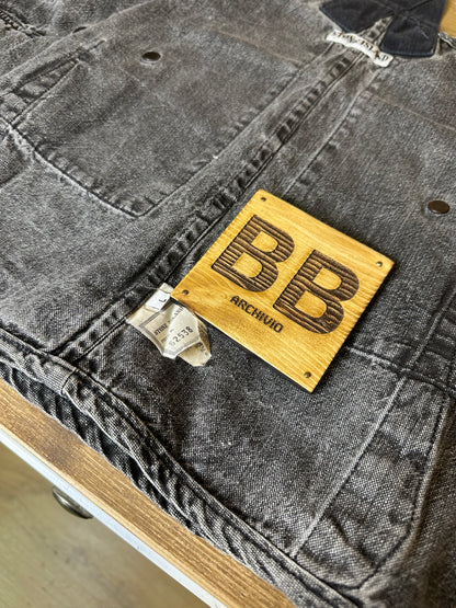 SS1986 DENIM CARPENTER WITH BACKPACK in Grey