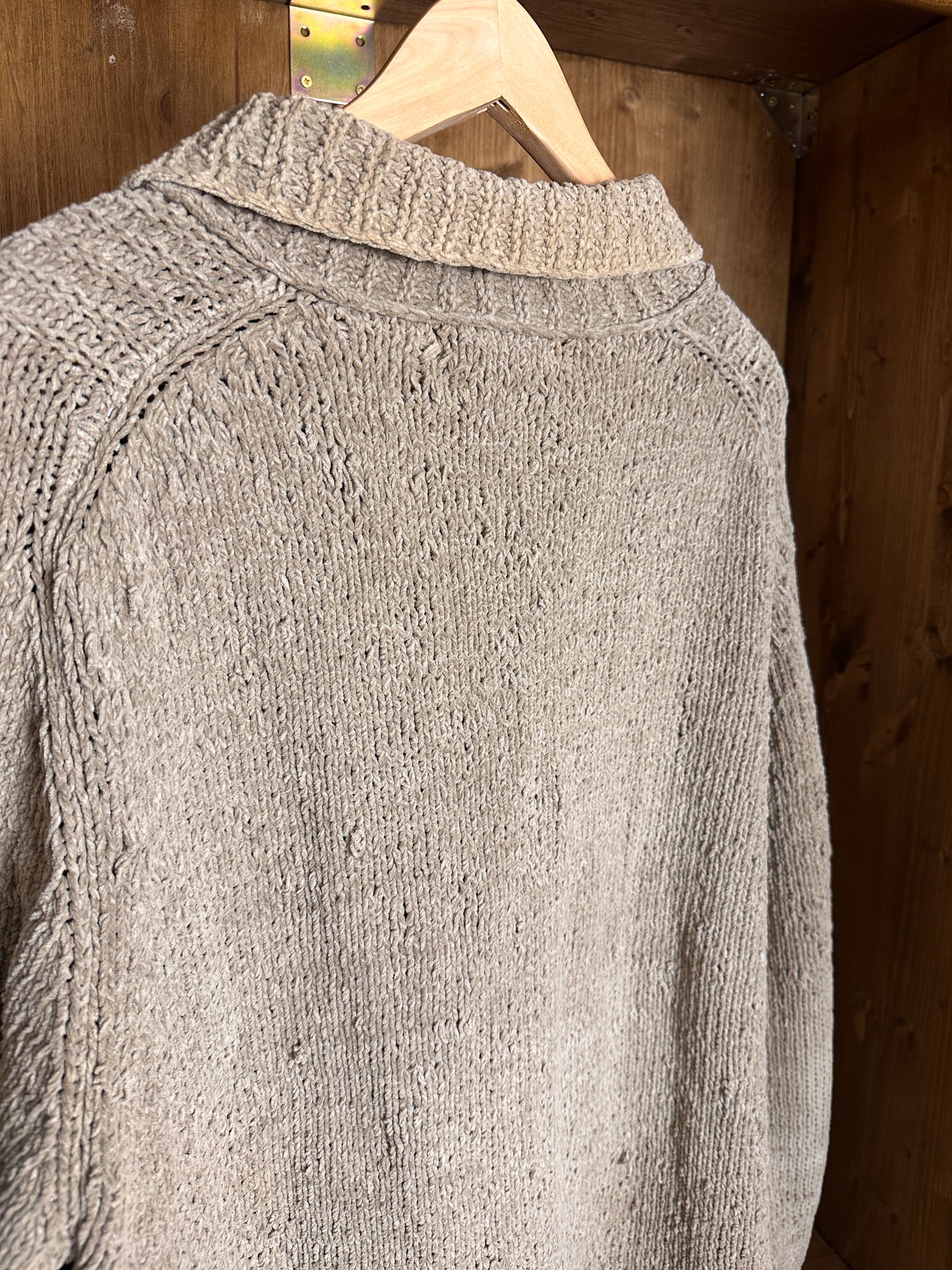 AW00 COTTON JUMPER in Grey Beige
