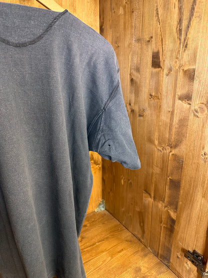 SS80s METAL BUTTONS + FRONT SPELLOUT in Faded Blu Night