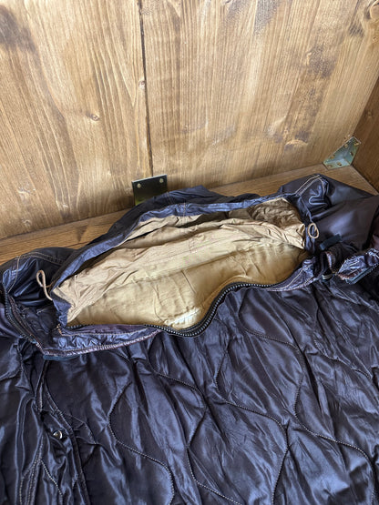 AW12 30th YEAR ANNIVERSARY MUSSOLA GOMMATA FIELD JACKET in Brown/Yellow Ocre