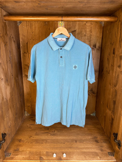 SS19 POLO SQUARE BADGE in Light Sky
