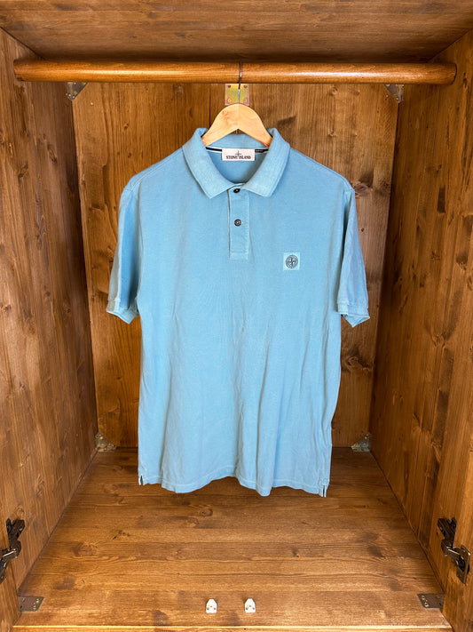 SS19 POLO SQUARE BADGE in Light Sky