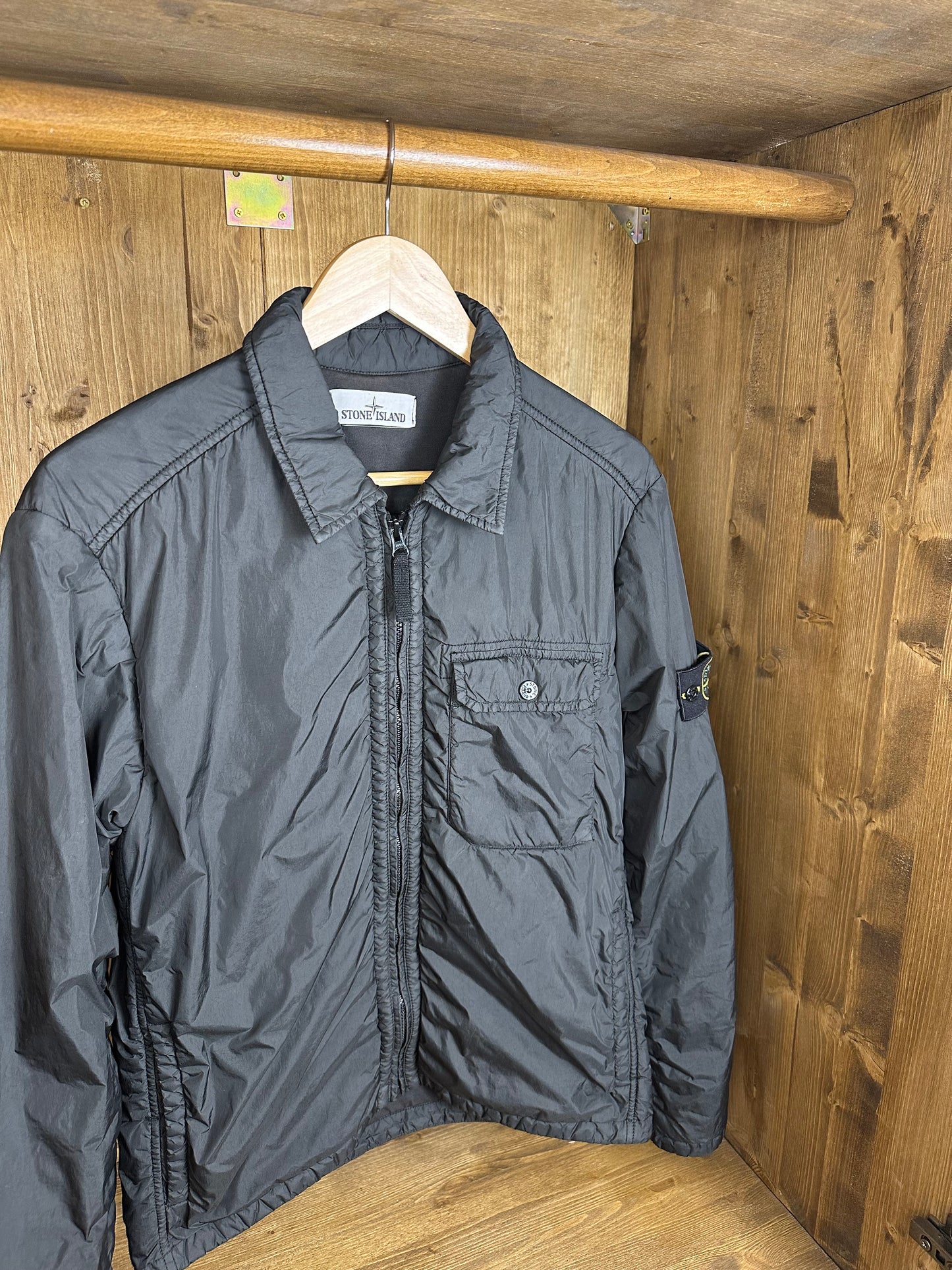 AW15 NYLON PADDED JACKET in Brown