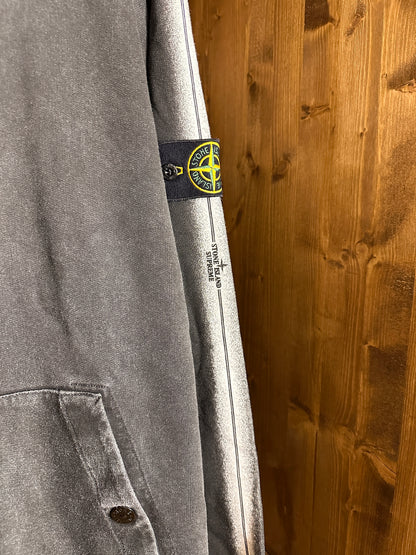 SS20 STONE WASH HOODIE  Supreme X Stone Island in Granite Grey