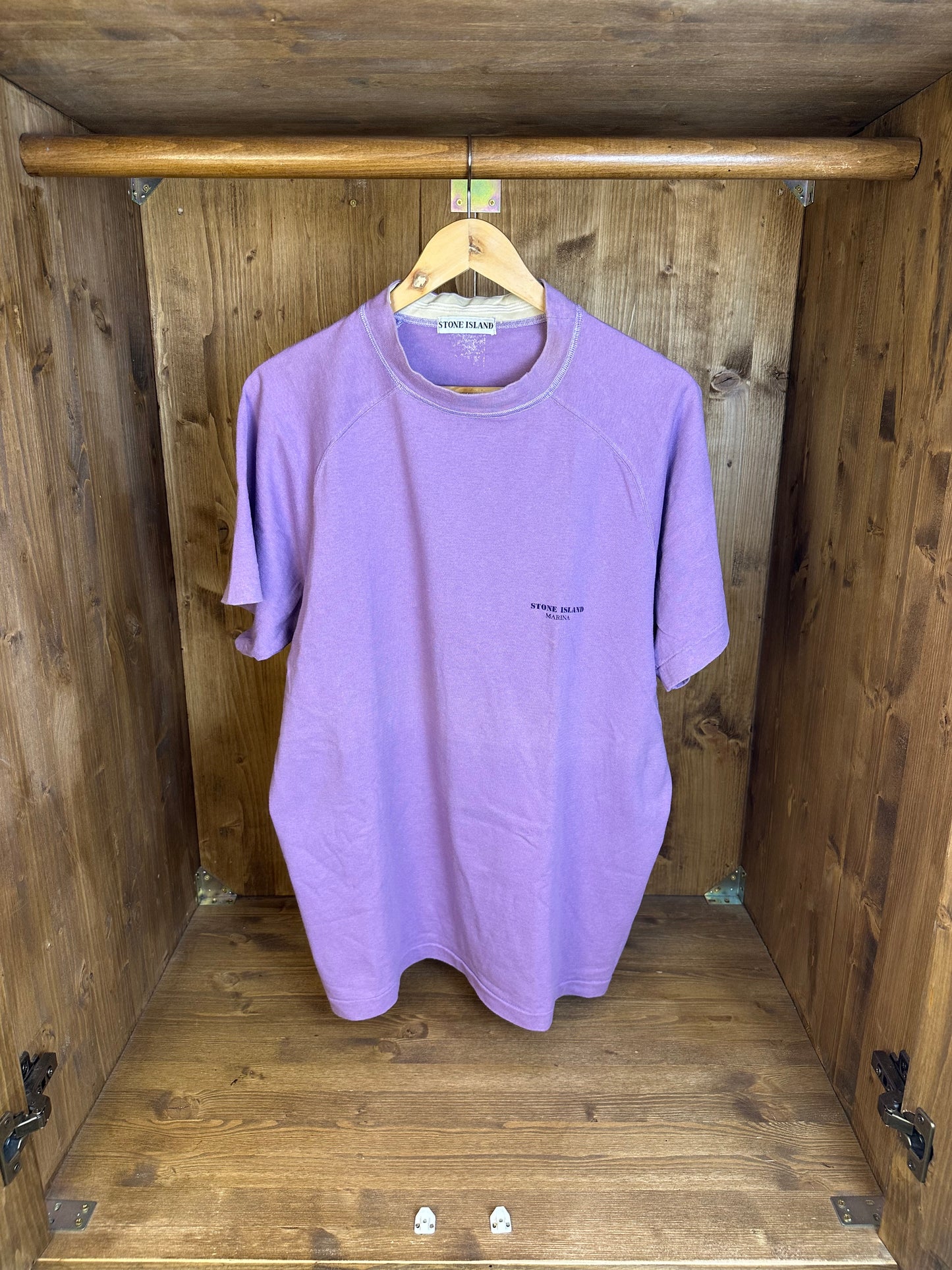 SS80s MARINA TEE REINFORCED NECKLACE in Dark lilac