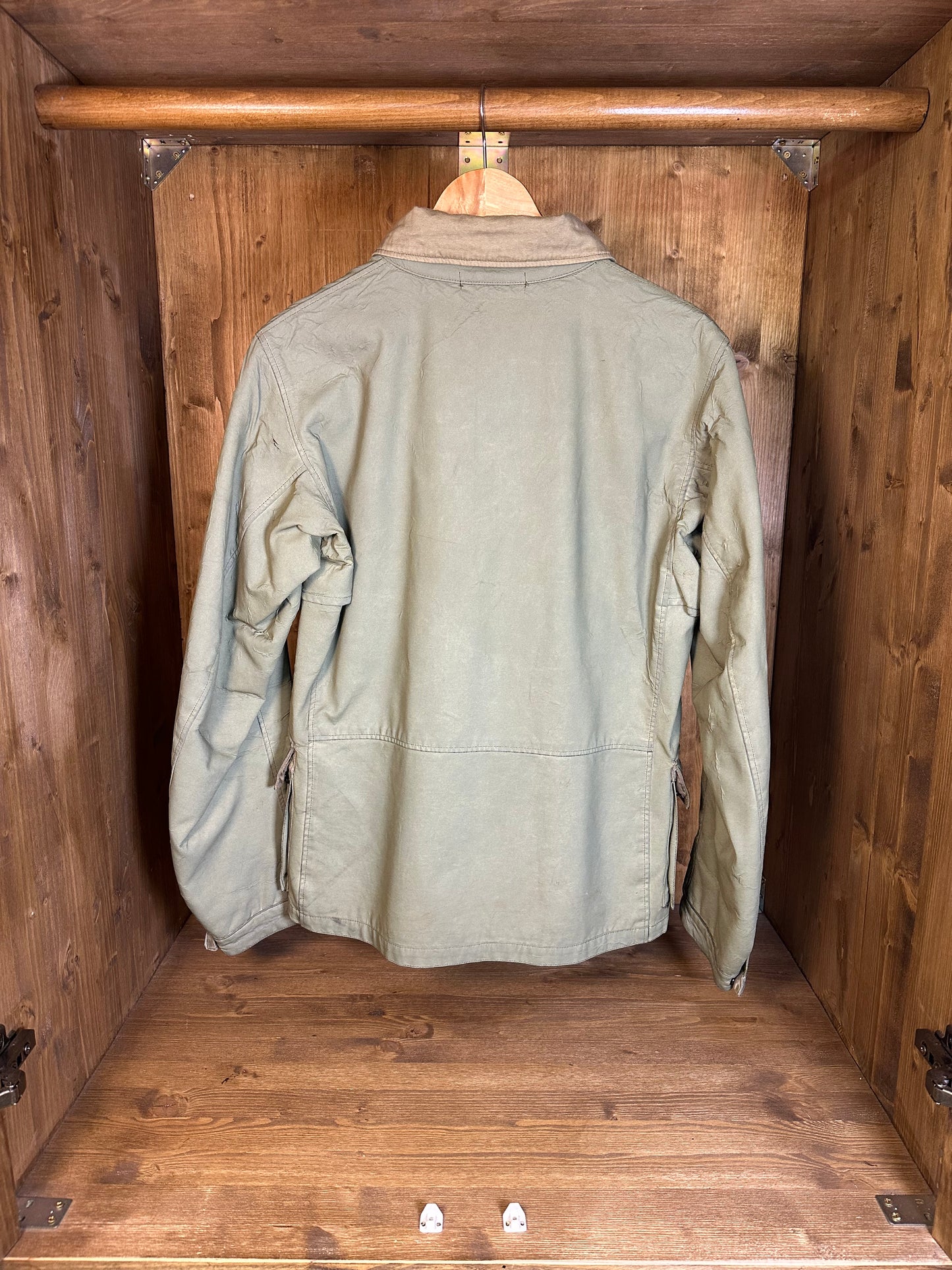 AW07 ANTIQUED REFLECTIVE FIELD JACKET