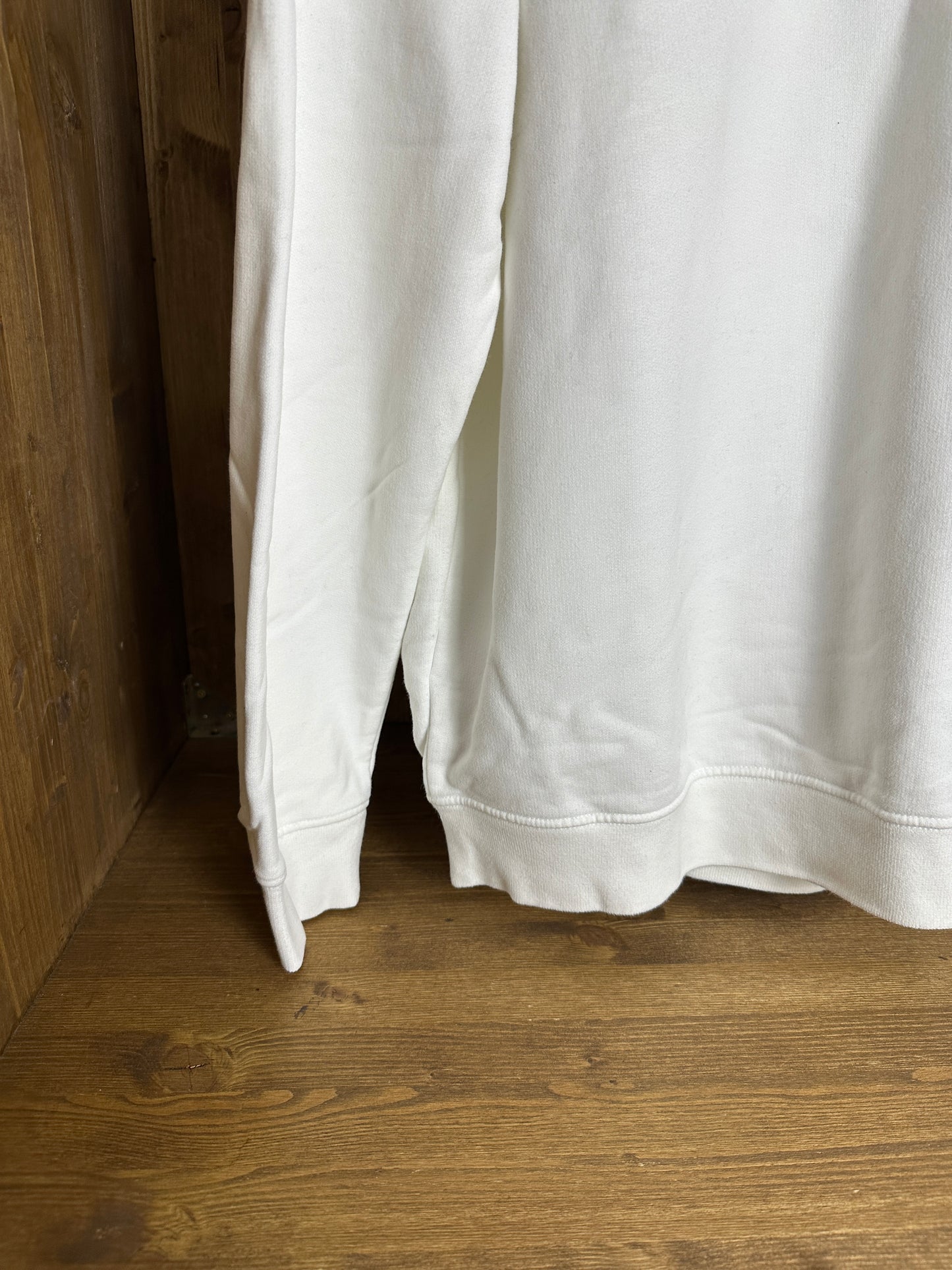 AW18 COTTON CREWNECK in Pure White