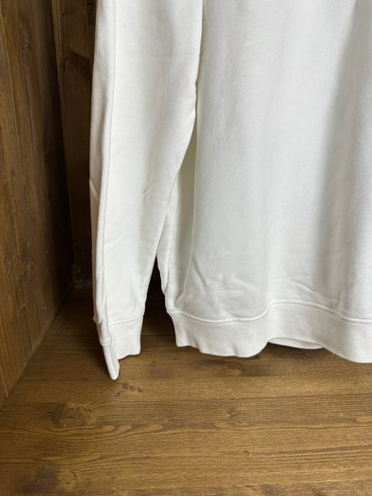 AW18 COTTON CREWNECK in Pure White