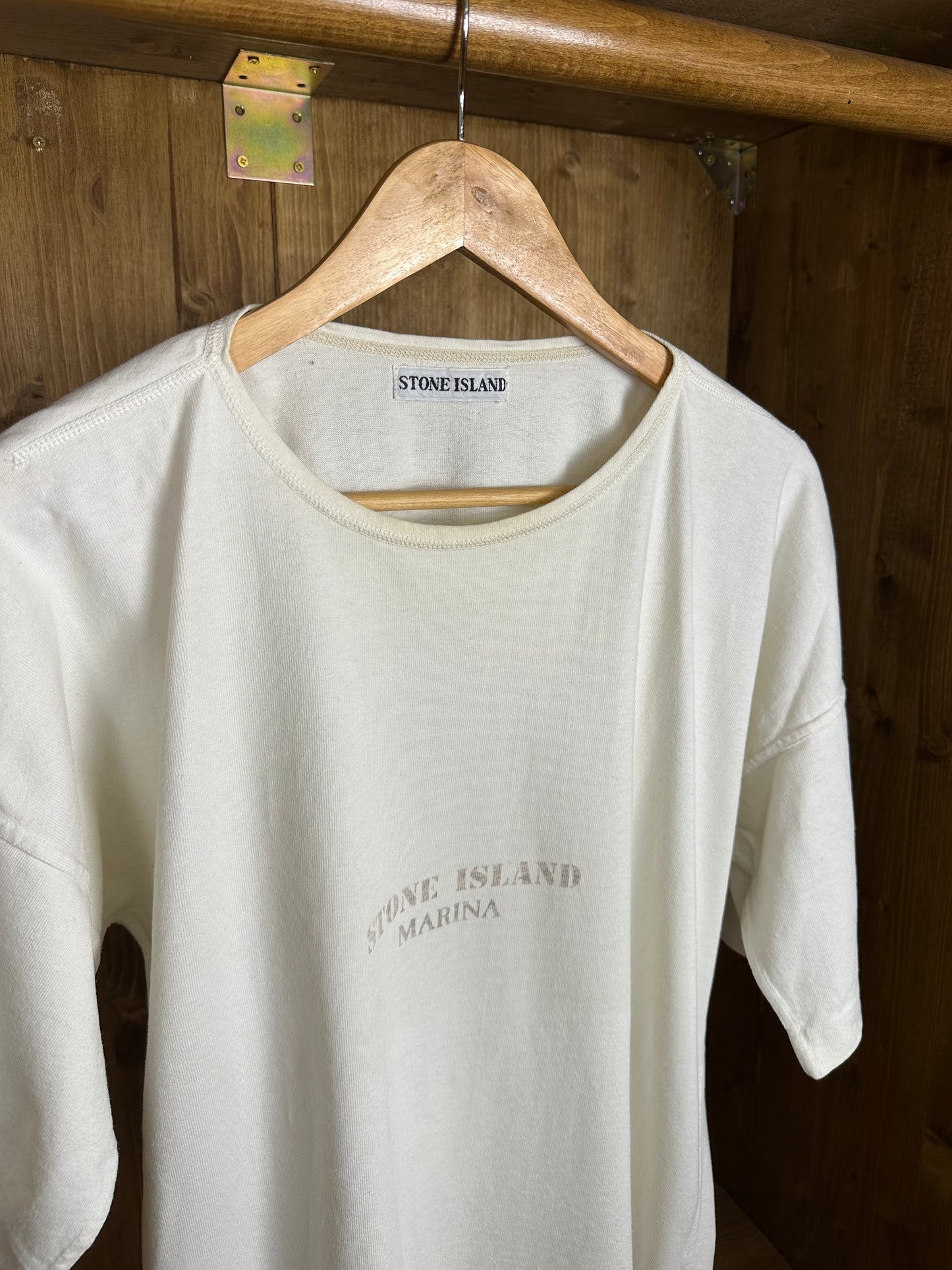 SS80s MARINA TEE in White Bone