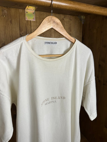 SS80s MARINA TEE in White Bone