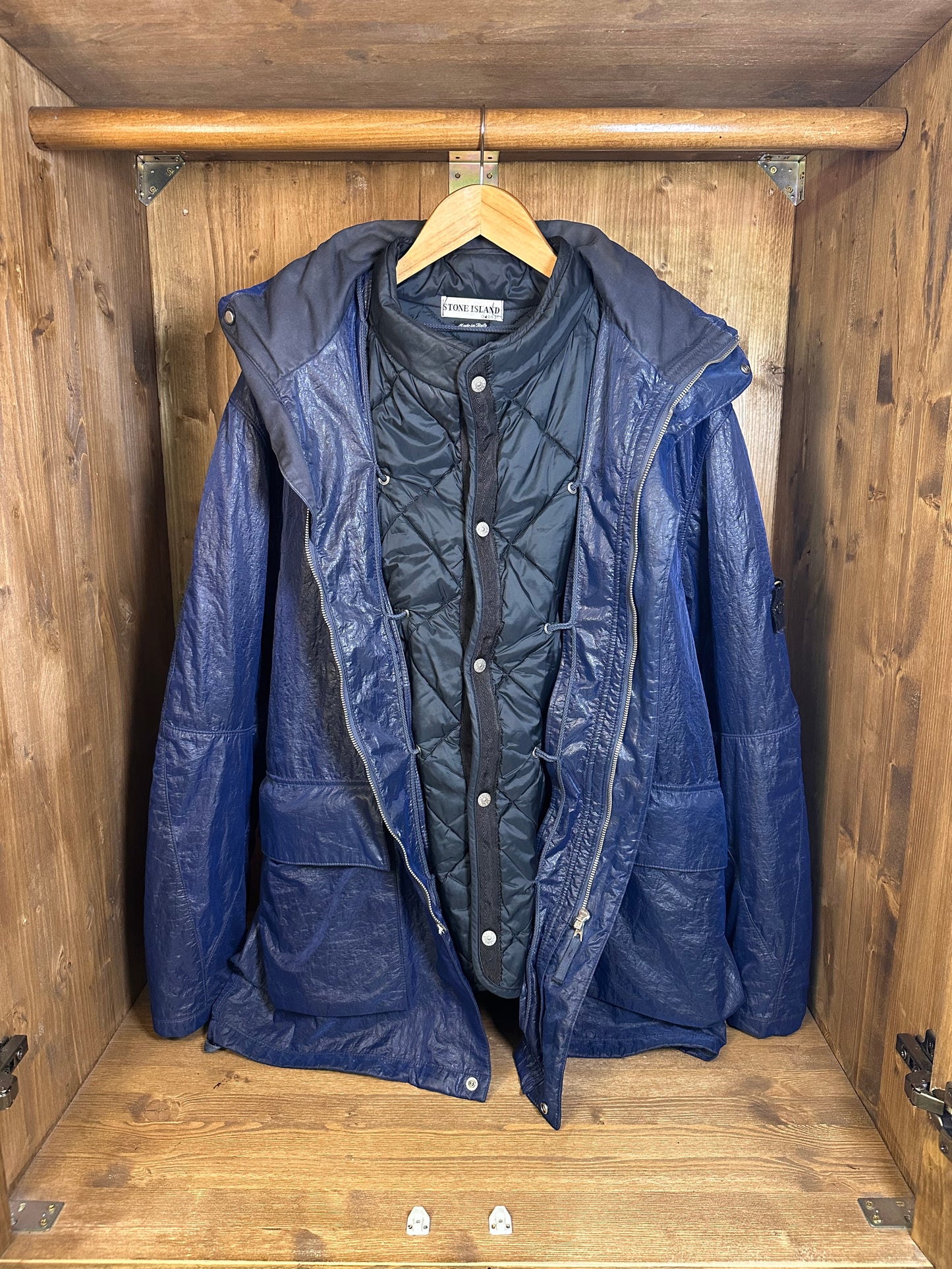 AW02 DOUBLE MESH BLU with detachable polyamide inner from Archivio