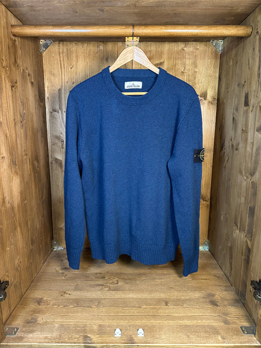 BLUE WOOL SWEATER