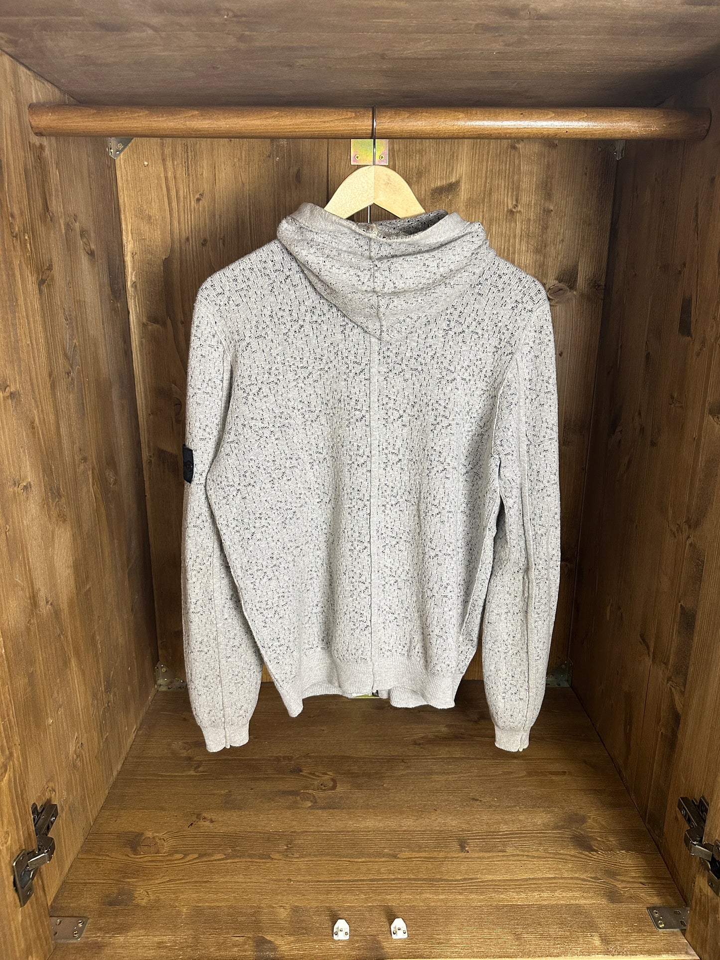 AW15 SHADOW PROJECT ZIPPED HOODIE in Agate Grey