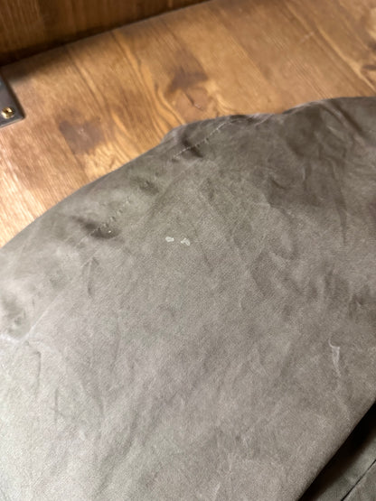 AW08 OLIVE GREEN VENTILE PARKA spell-out hood