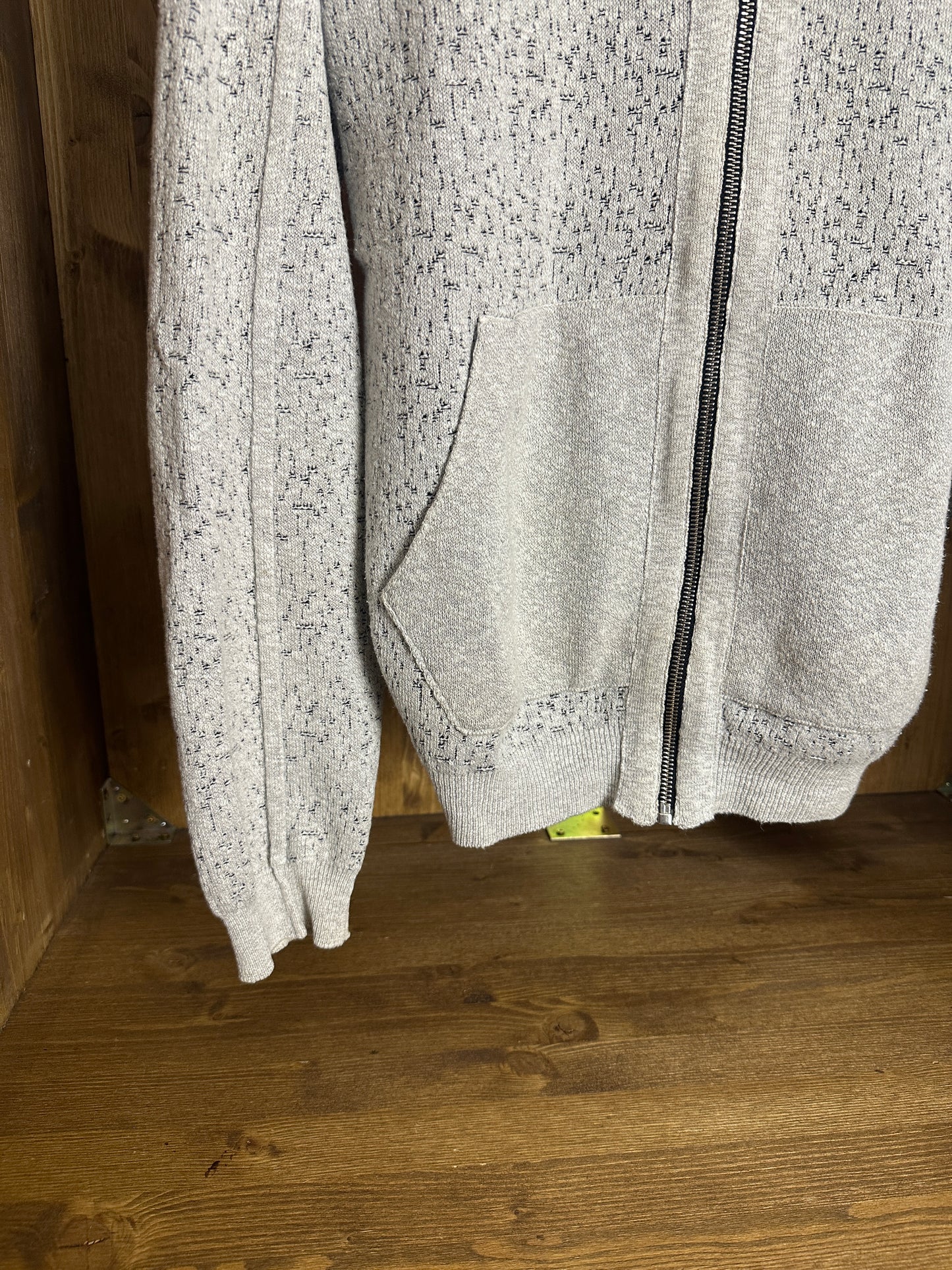 AW15 SHADOW PROJECT ZIPPED HOODIE in Agate Grey