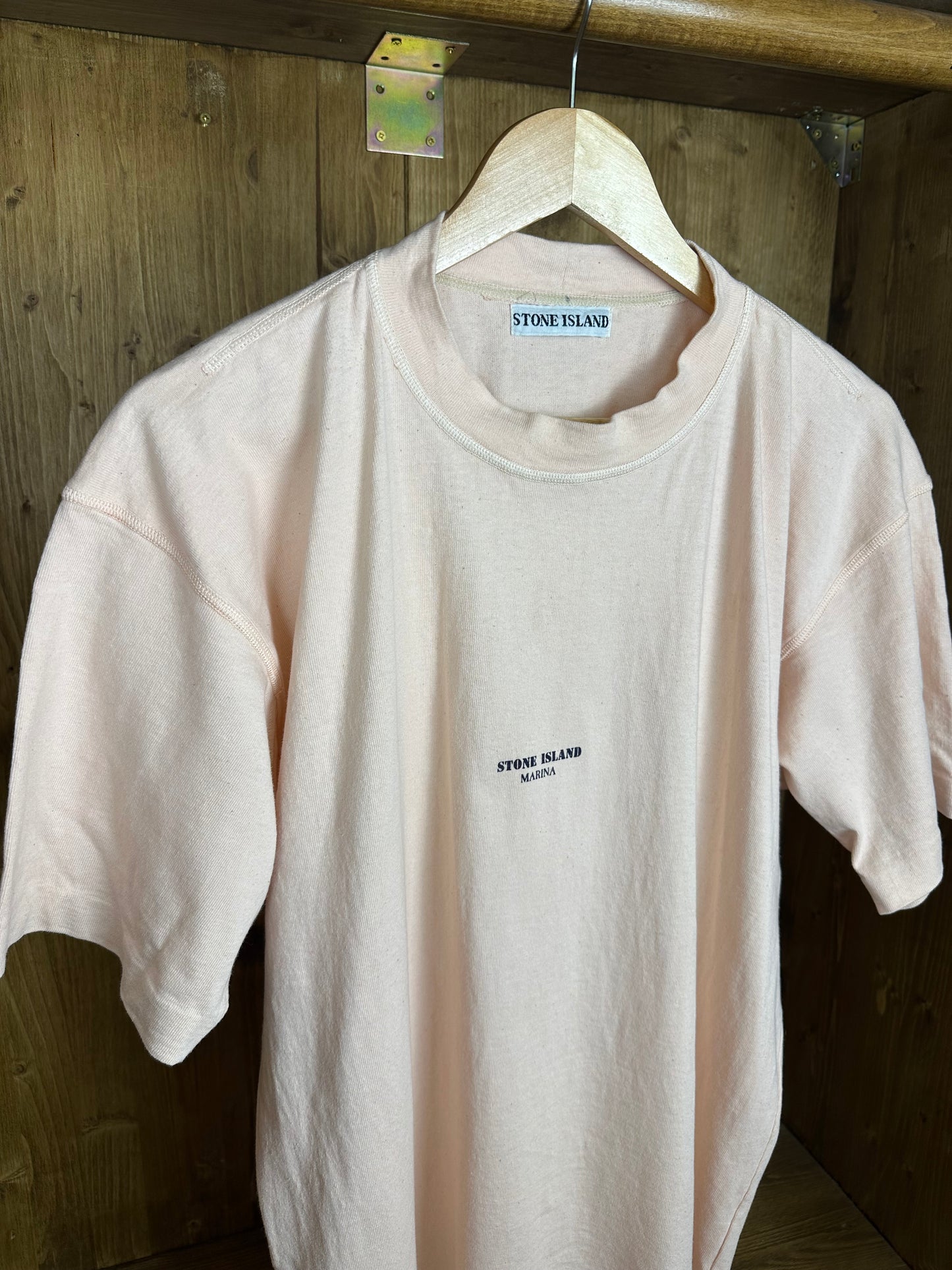 SS80s MARINA TEE in Salmon Pink