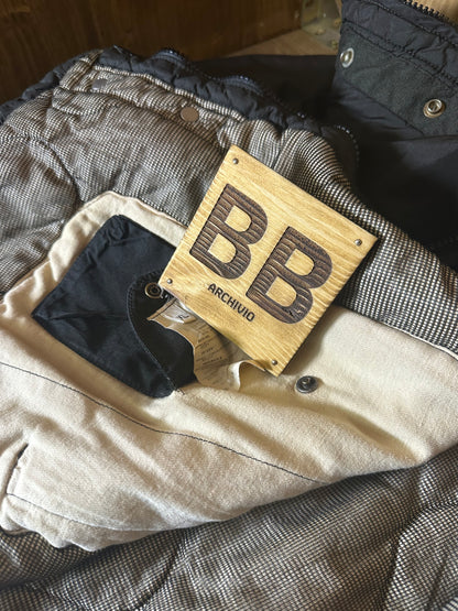 AW03 QUILTED MESH INNER JACKET in forest green