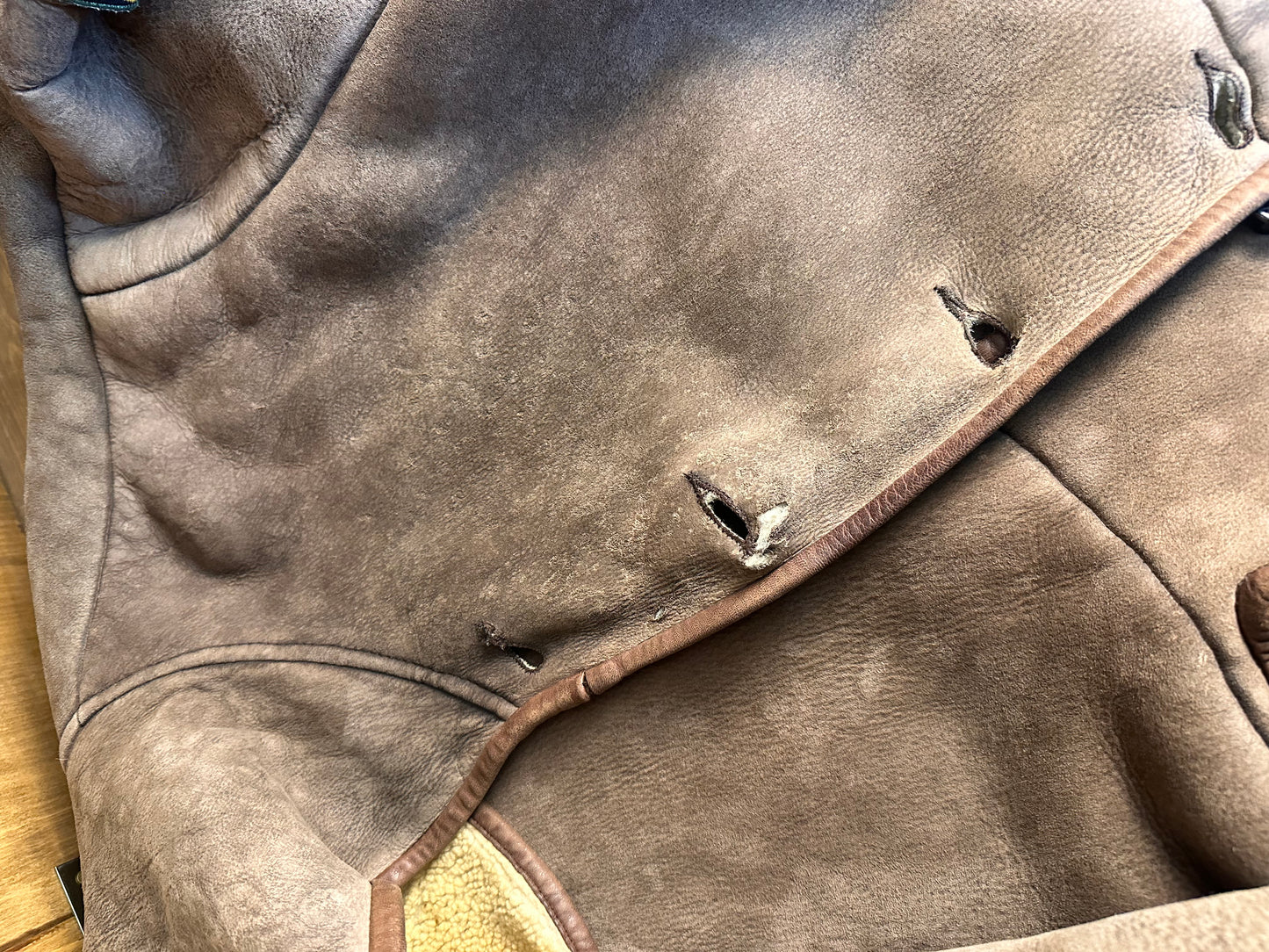 AW88 SHEEPSKIN PARKA in Brown